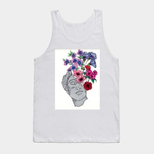 Cemented Metallic Drawing Tank Top